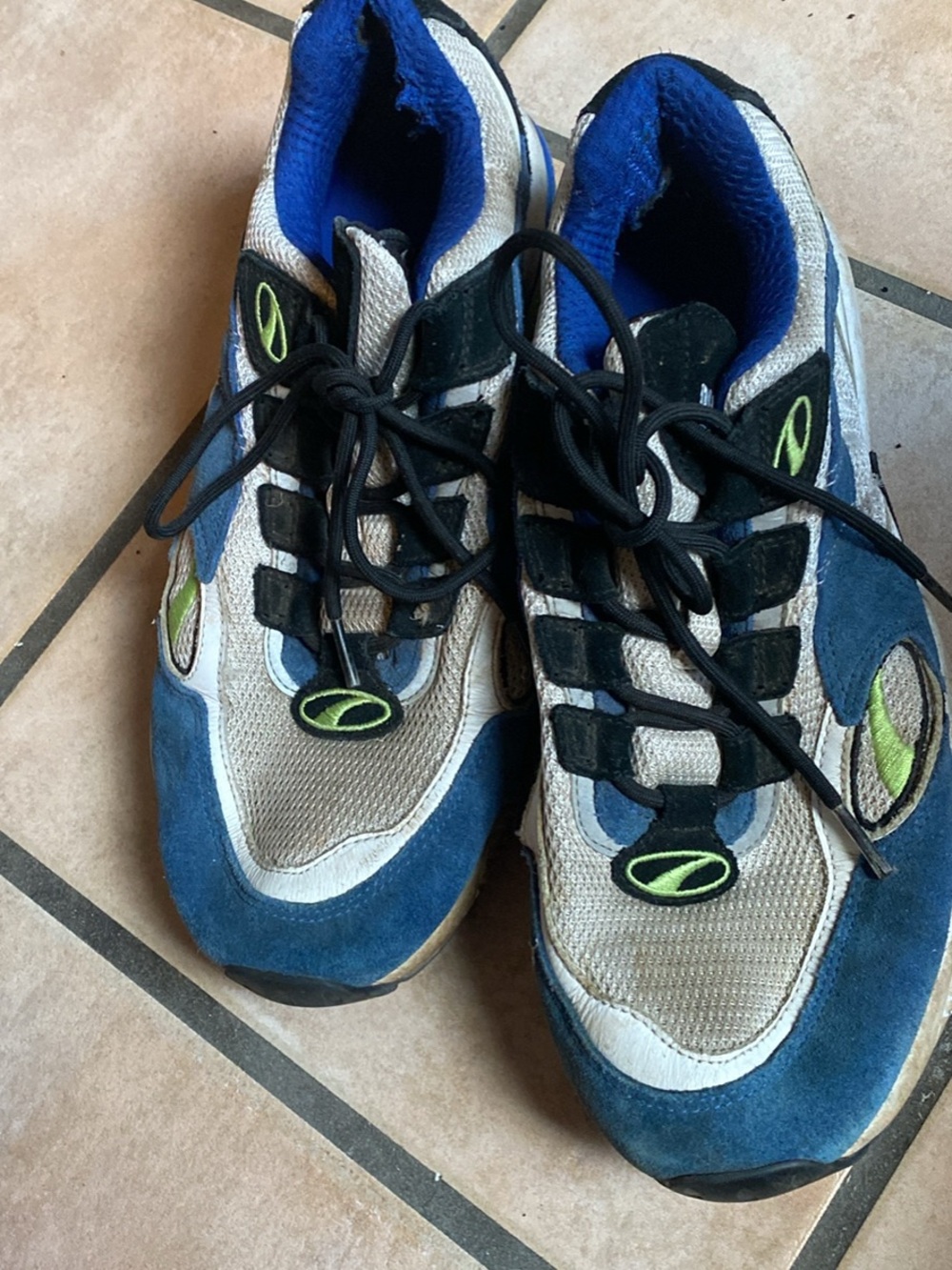 Puma Men's Athletic Shoes Blue, Black, White, Green